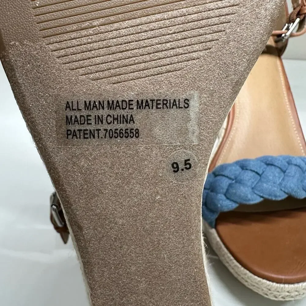 NWOB | DV Dolce Vita | Decatur Espadrille Wedge Sandals | Brown/Blue | Various